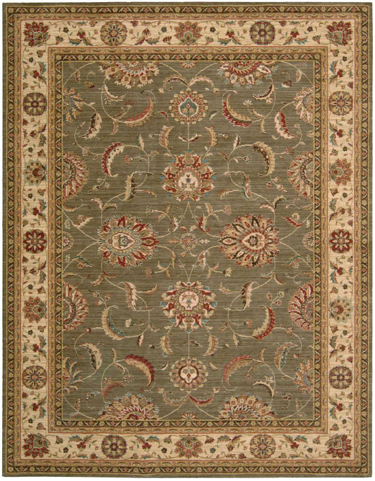 Nourison Living Treasures LI04 Green Area Rug