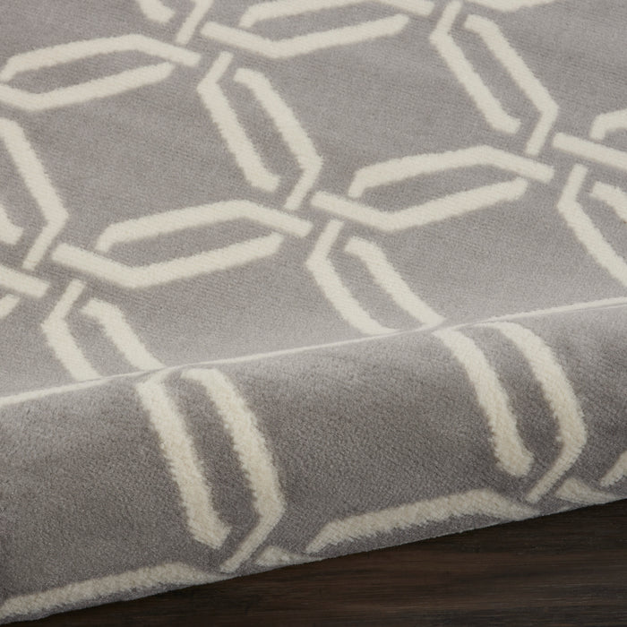 Nourison Jubilant JUB17 Grey Area Rug