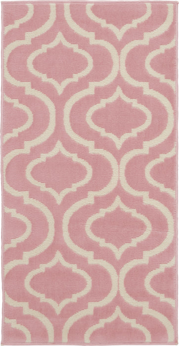 Nourison Jubilant JUB19 Pink Area Rug