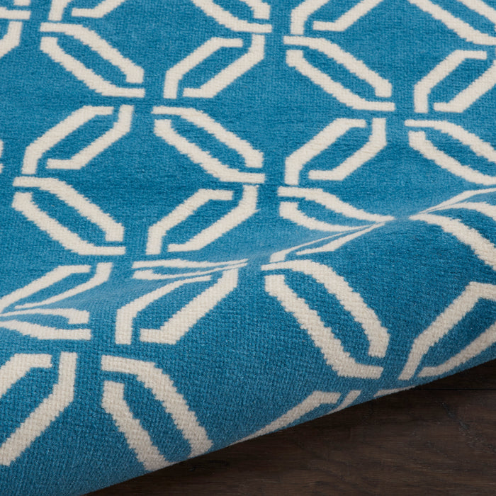 Nourison Jubilant JUB17 Blue Area Rug