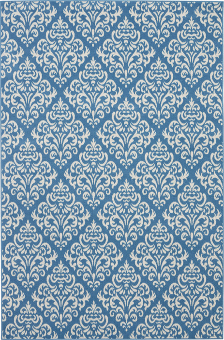 Nourison Grafix GRF06 Blue Area Rug