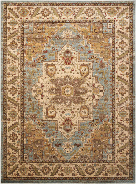 Nourison Delano DEL05 Blue Area Rug