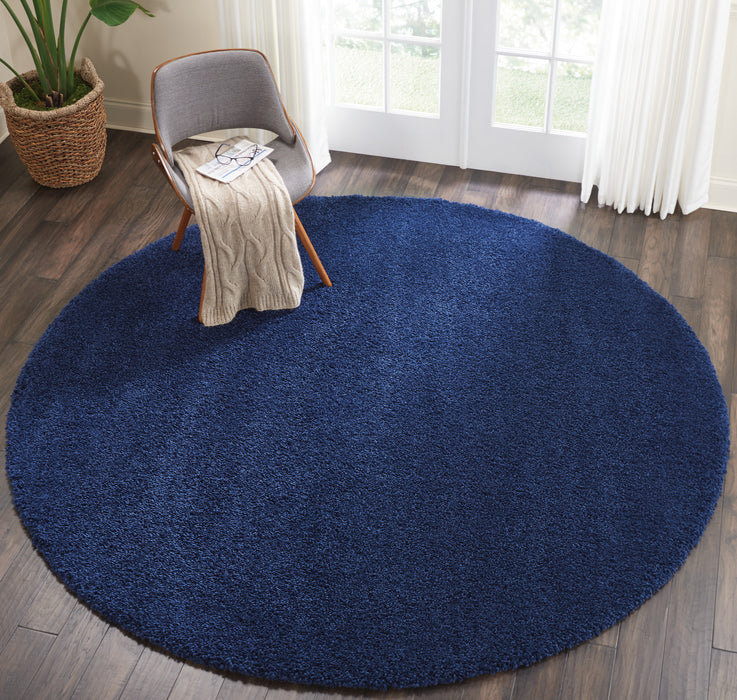 Nourison Malibu Shag MSG01 Navy Area Rug