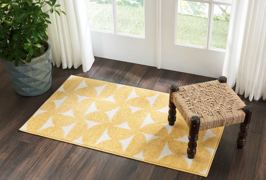 Nourison Harper DS301 Yellow Area Rug