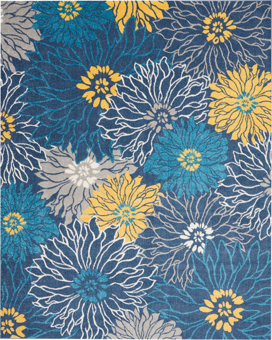 Nourison Passion PSN17 Blue Area Rug