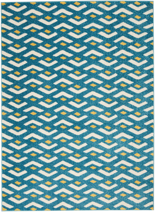 Nourison Harper DS300 Blue Area Rug