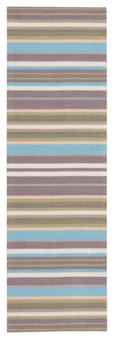 Nourison Sun N' Shade SND12 Platinum Runner 1'10" x 6' Area Rug