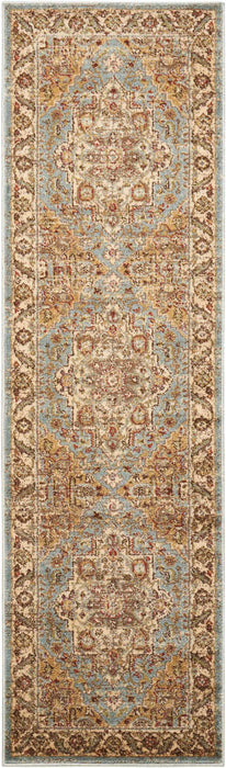 Nourison Delano DEL05 Blue Area Rug