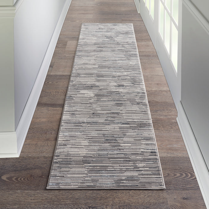 Nourison MA90 Uptown UPT01 Grey/Ivory Area Rug