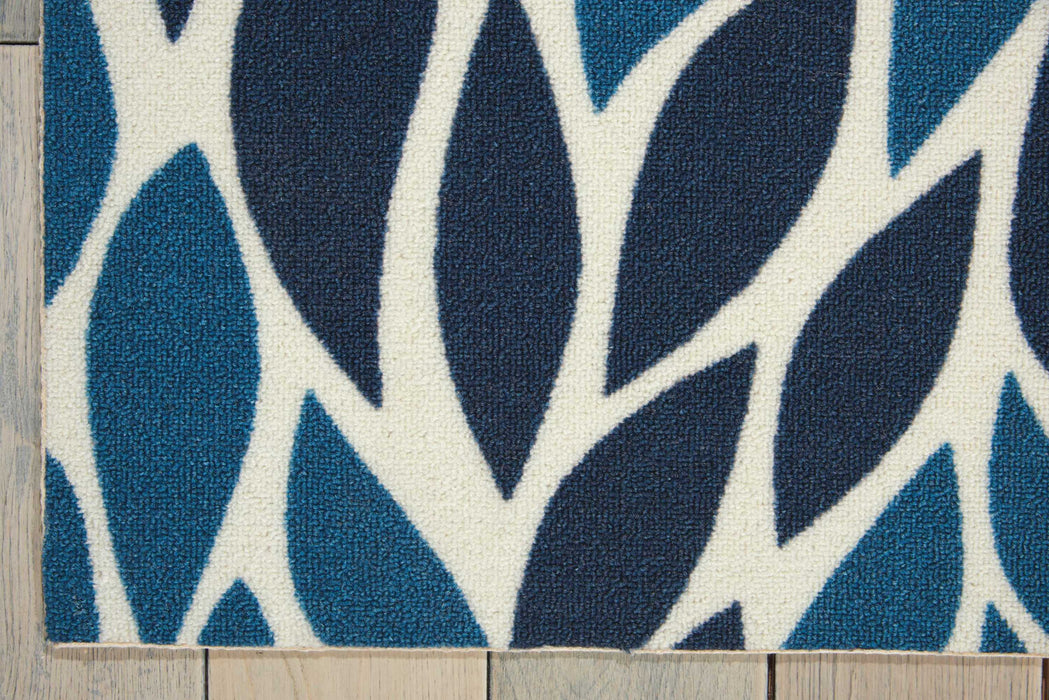 Nourison Home & Garden RS094 Blue Area Rug