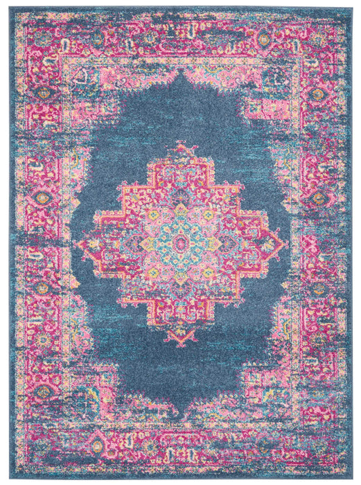 Nourison Passion PSN03 Blue Area Rug