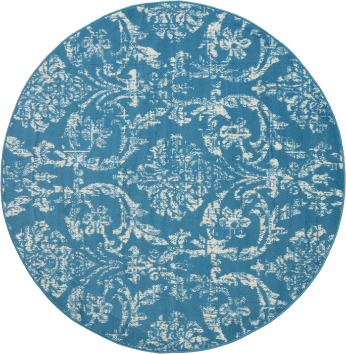 Nourison Jubilant JUB09 Blue Area Rug