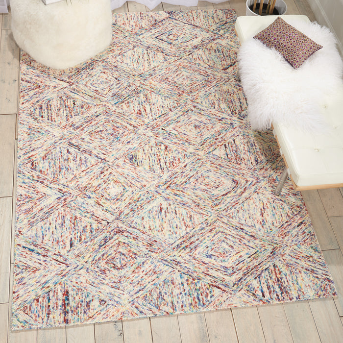 Nourison Linked LNK01 Multicolor Area Rug