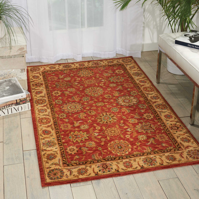 Nourison Living Treasures LI05 Rust Area Rug