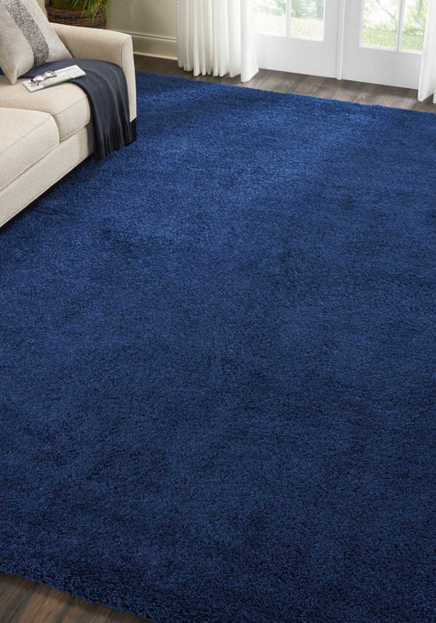 Nourison Malibu Shag MSG01 Navy Area Rug