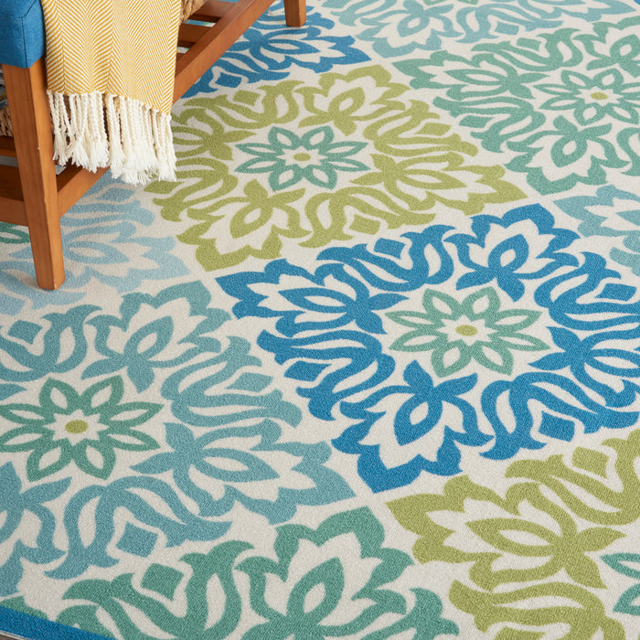 Nourison Sun N' Shade SND23 Marine Area Rug