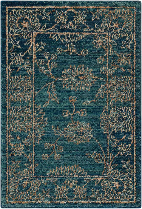 Nourison 2020 NR202 Teal Area Rug