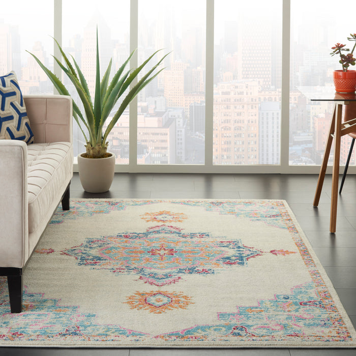 Nourison Passion PSN24 Grey/Multi Area Rug