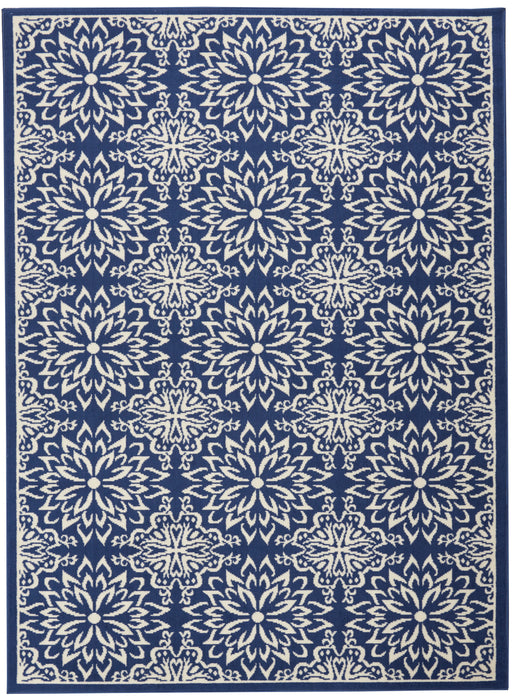 Nourison Jubilant JUB06 Navy/Ivory Area Rug