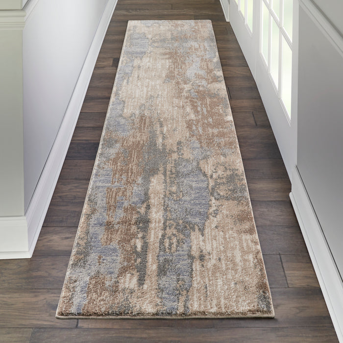 Nourison Moroccan Celebration KI386 Grey/Beige Area Rug