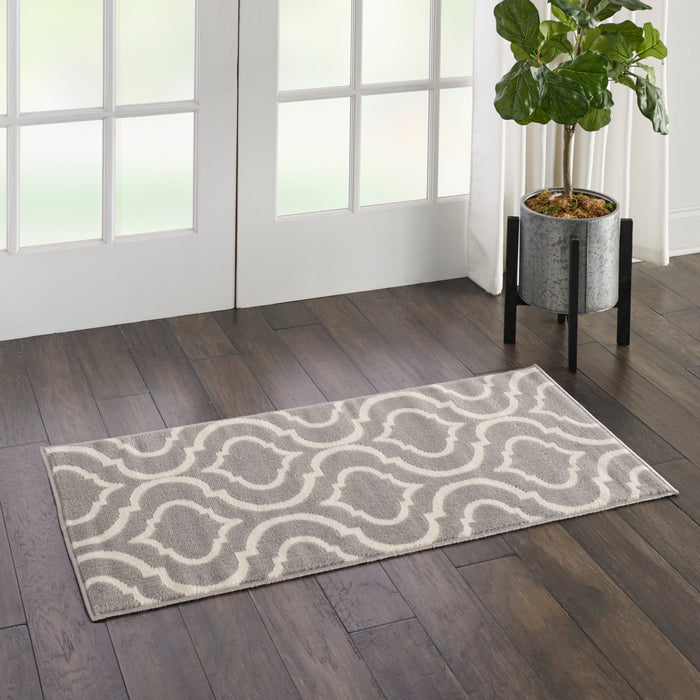 Nourison Jubilant JUB19 Grey Area Rug