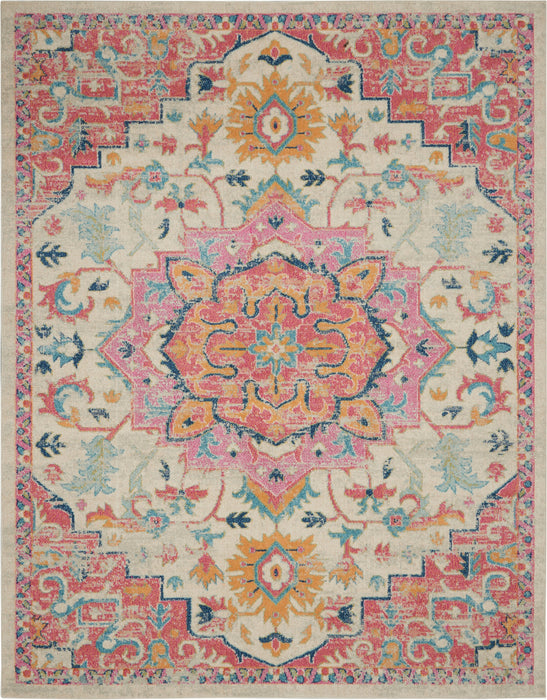 Nourison Passion PSN25 Ivory/Pink Area Rug