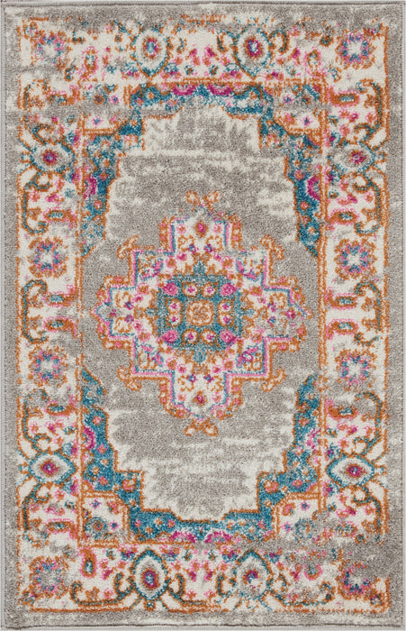 Nourison Passion PSN03 Grey Area Rug