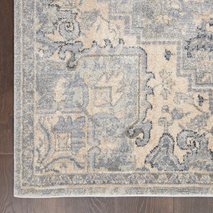 Nourison Moroccan Celebration KI382 Silver Area Rug