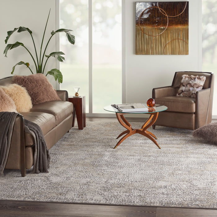 Nourison MA90 Uptown UPT02 Beige/Grey Area Rug