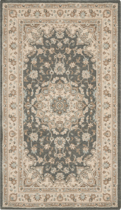 Nourison Living Treasures LI15 Grey/Ivory Area Rug