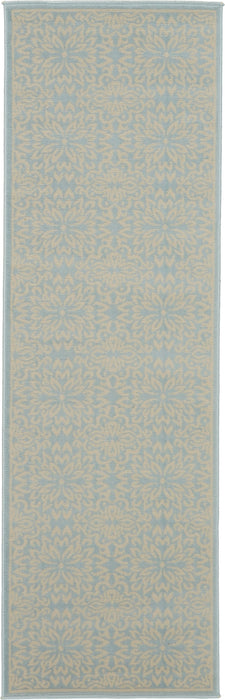 Nourison Jubilant JUB06 Ivory/Light Blue Area Rug