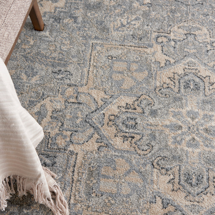 Nourison Moroccan Celebration KI382 Silver Area Rug