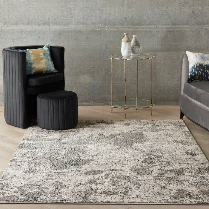 Nourison MA90 Uptown UPT02 Ivory/Grey Area Rug