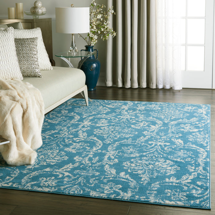 Nourison Jubilant JUB09 Blue Area Rug