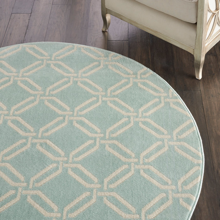 Nourison Jubilant JUB17 Green Area Rug