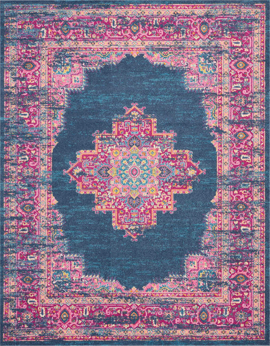 Nourison Passion PSN03 Blue Area Rug