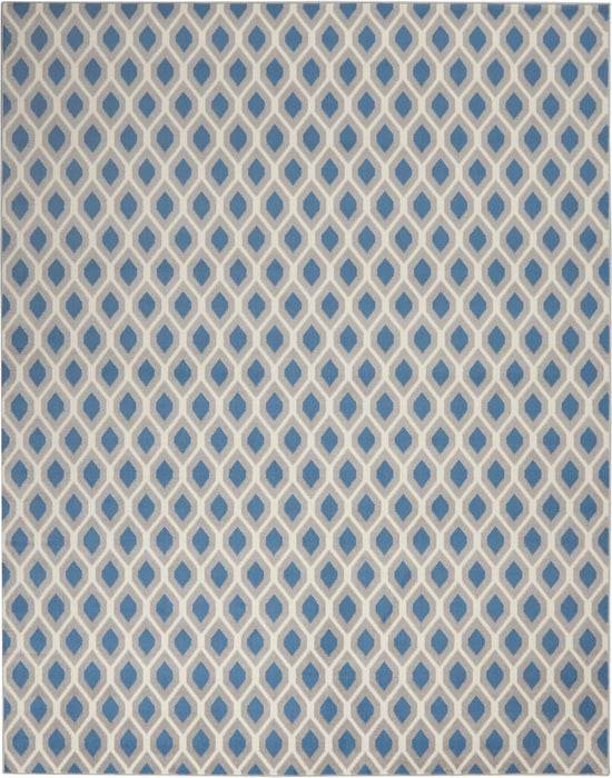 Nourison Grafix GRF22 Blue Area Rug