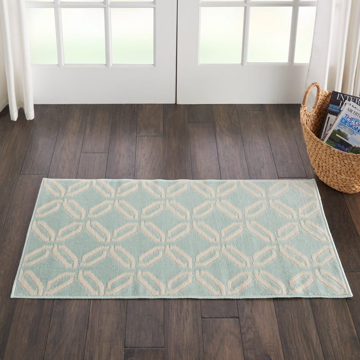 Nourison Jubilant JUB17 Green Area Rug