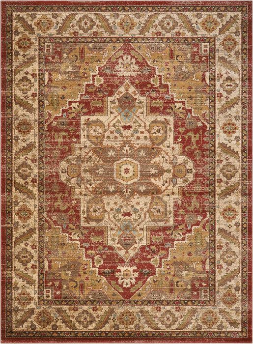 Nourison Delano DEL05 Brick Area Rug