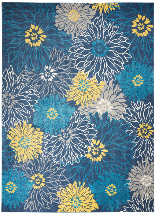 Nourison Passion PSN17 Blue Area Rug