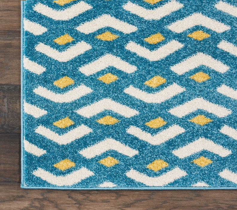 Nourison Harper DS300 Blue Area Rug