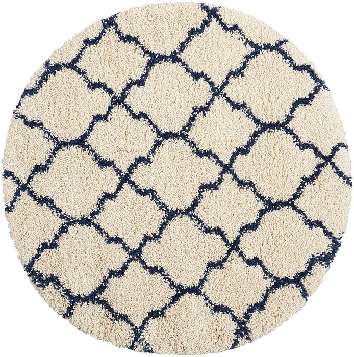 Nourison Amore AMOR2 Ivory/Blue Area Rug