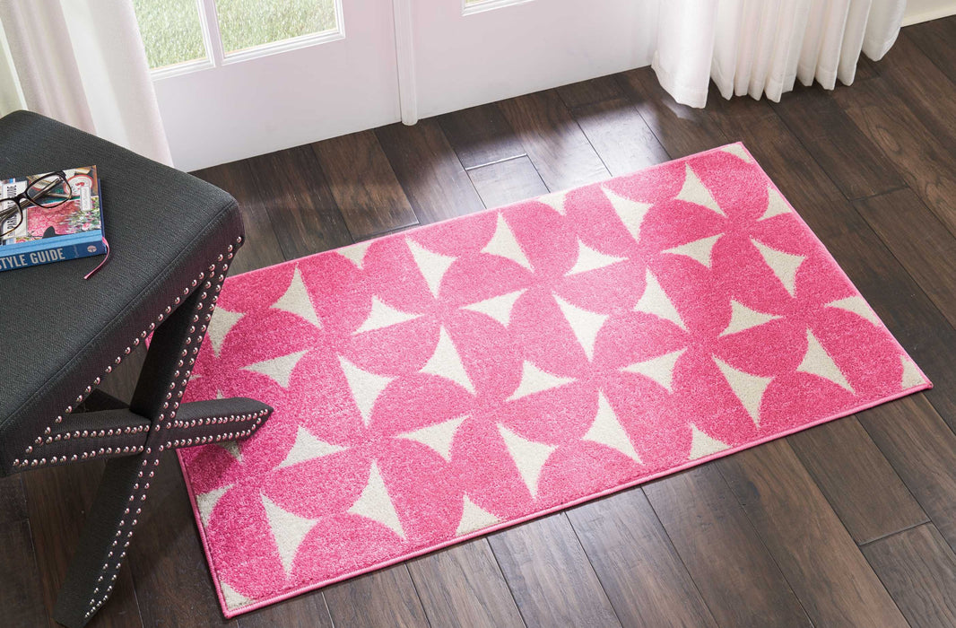 Nourison Harper DS301 Pink Area Rug