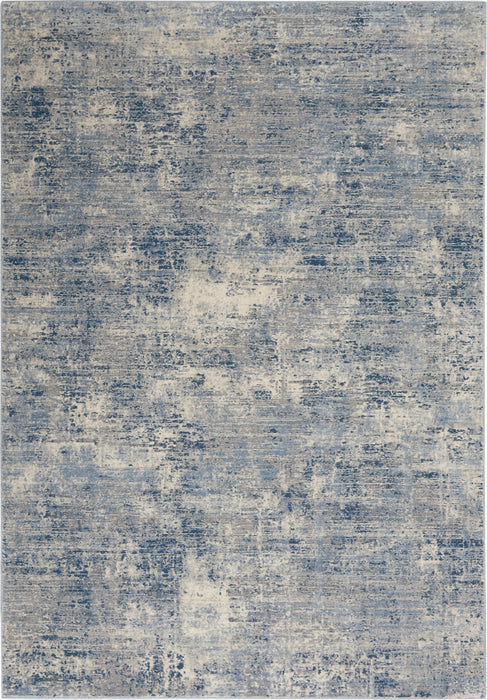 Nourison Grand Expressions KI57 Blue/Ivory Area Rug