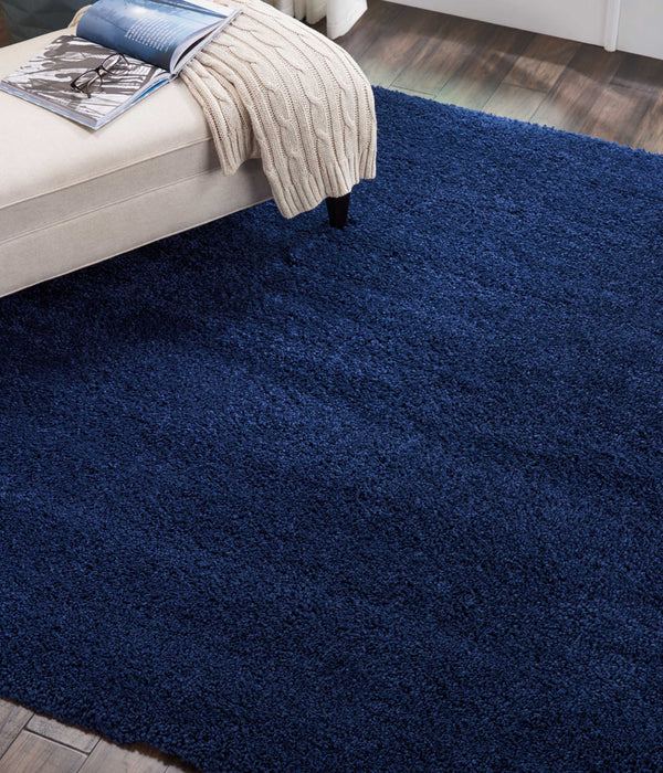 Nourison Malibu Shag MSG01 Navy Area Rug