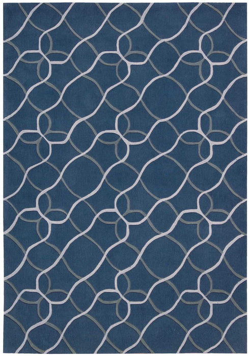 Nourison Contour CON41 Denim Area Rug