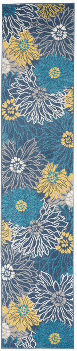 Nourison Passion PSN17 Blue Area Rug