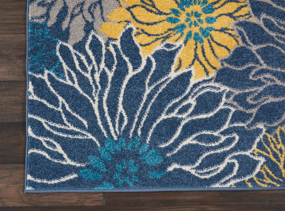 Nourison Passion PSN17 Blue Area Rug