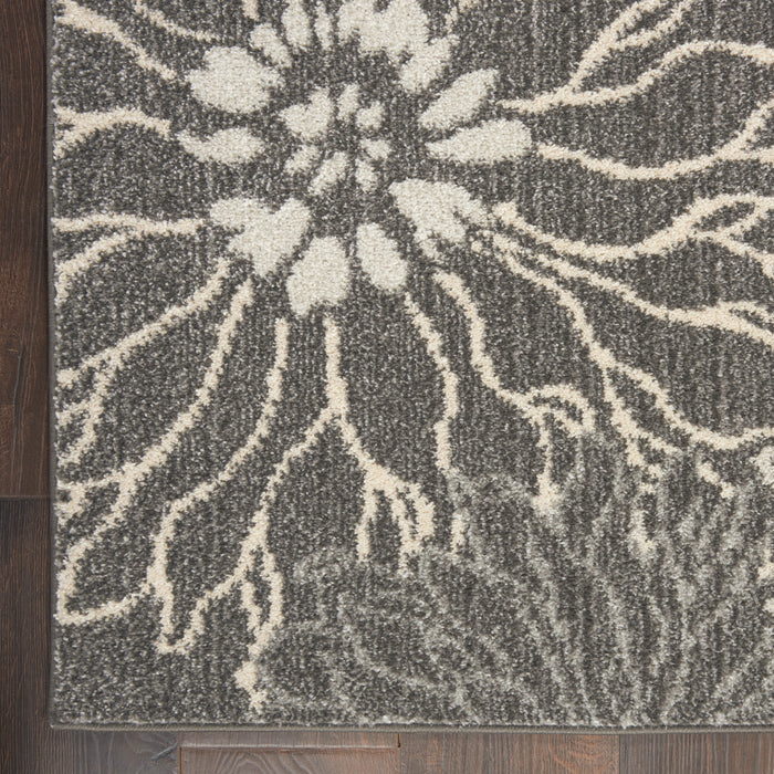 Nourison Passion PSN17 Charcoal/Blue Area Rug