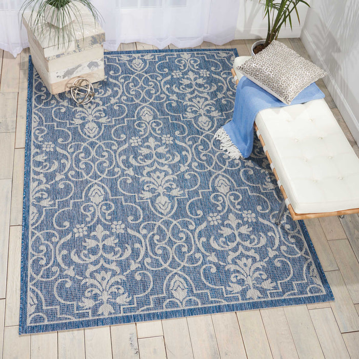 Nourison Garden Party GRD04 Denim Area Rug